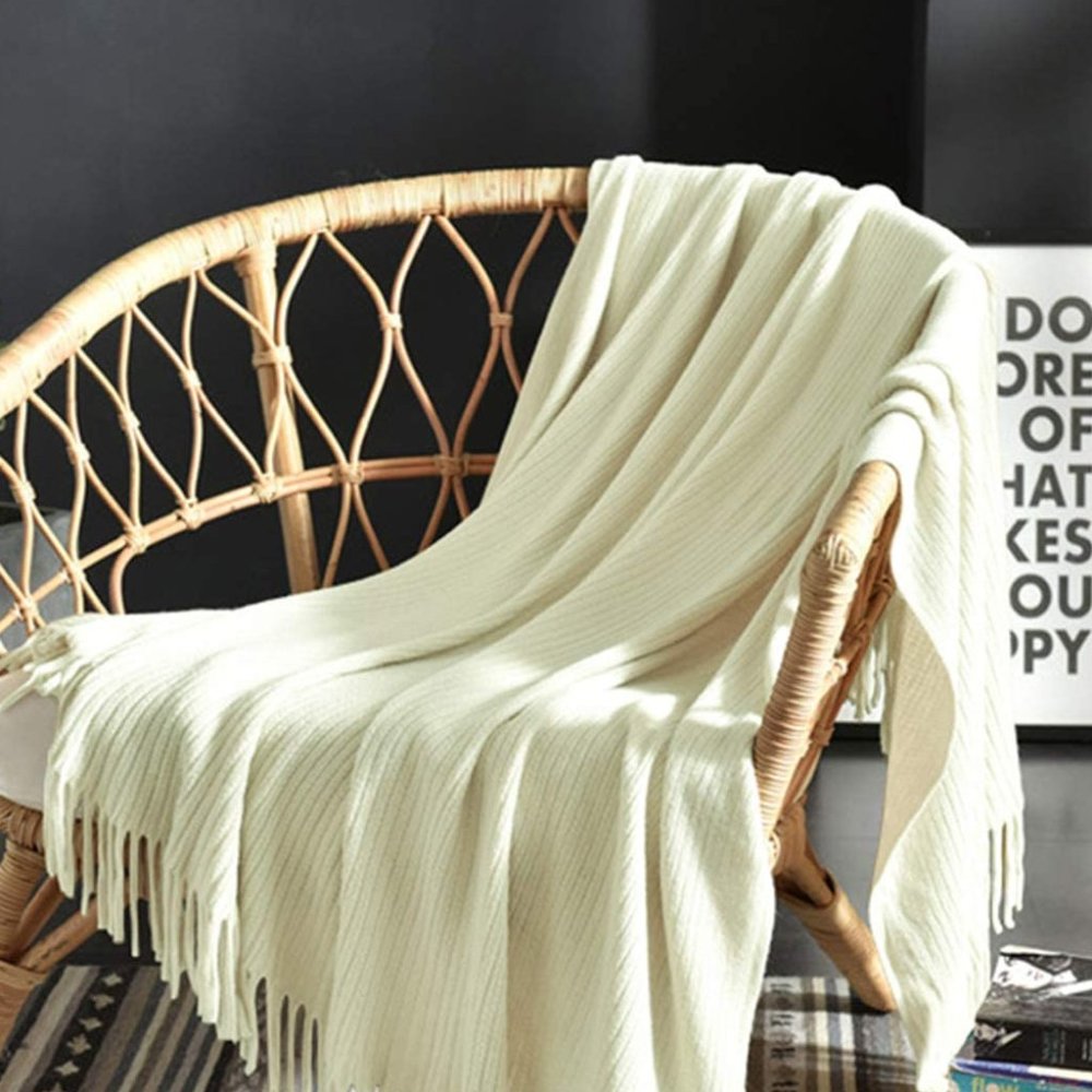 New Knitted Throw Blanket